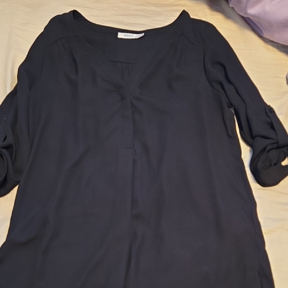 Ricki's Sheer Black Blouse